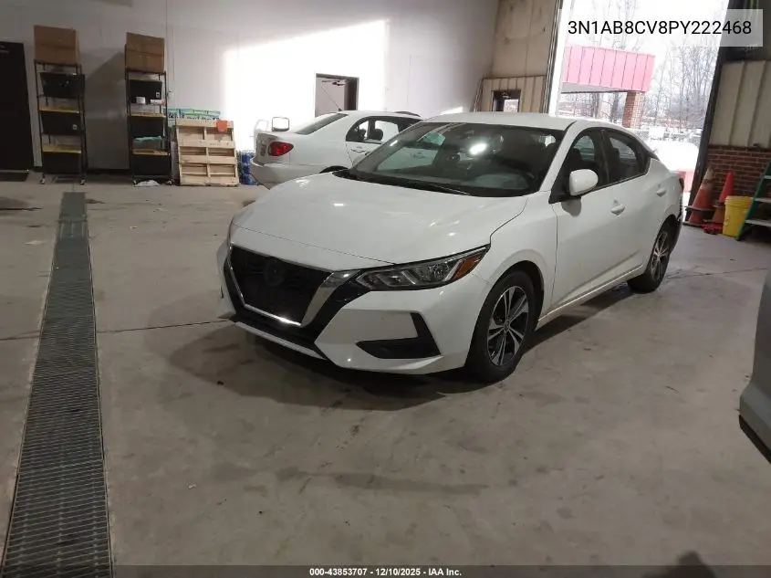 3N1AB8CV8PY222468 2023 Nissan Sentra Sv Xtronic Cvt