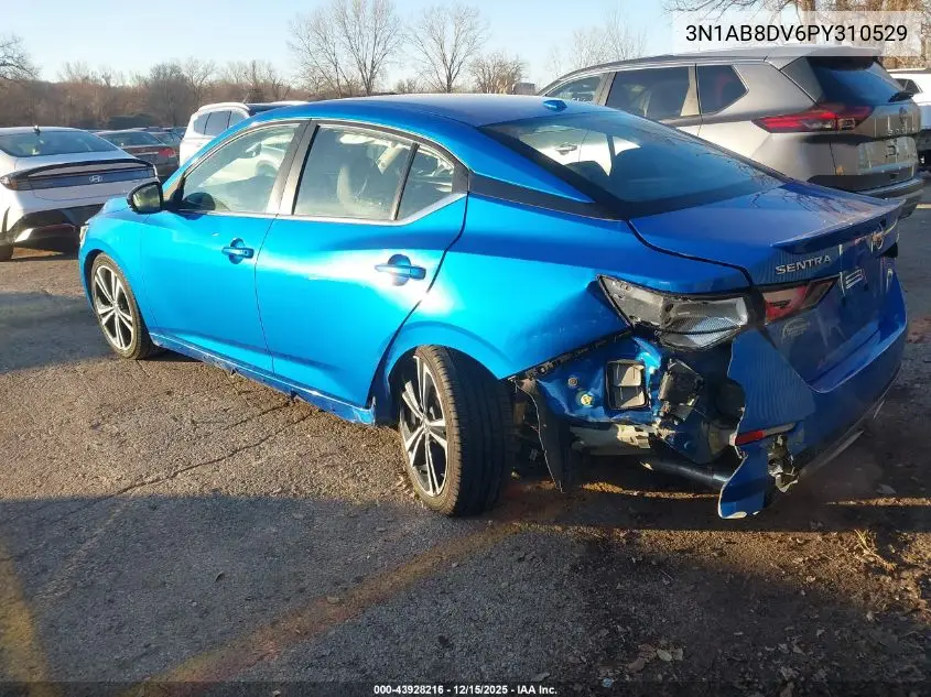 3N1AB8DV6PY310529 2023 Nissan Sentra Sr Xtronic Cvt