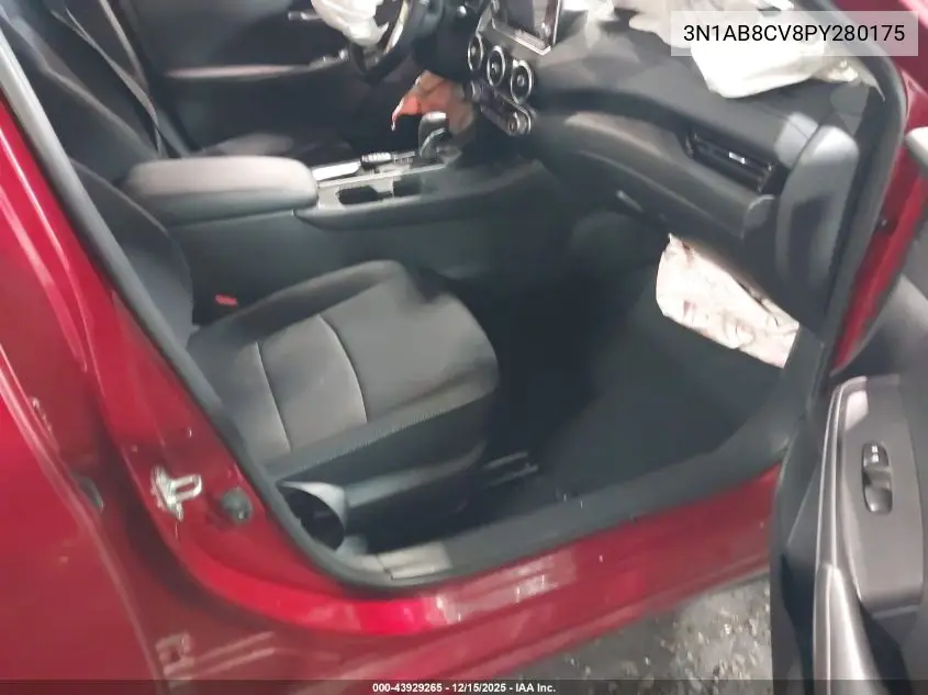 3N1AB8CV8PY280175 2023 Nissan Sentra Sv Xtronic Cvt
