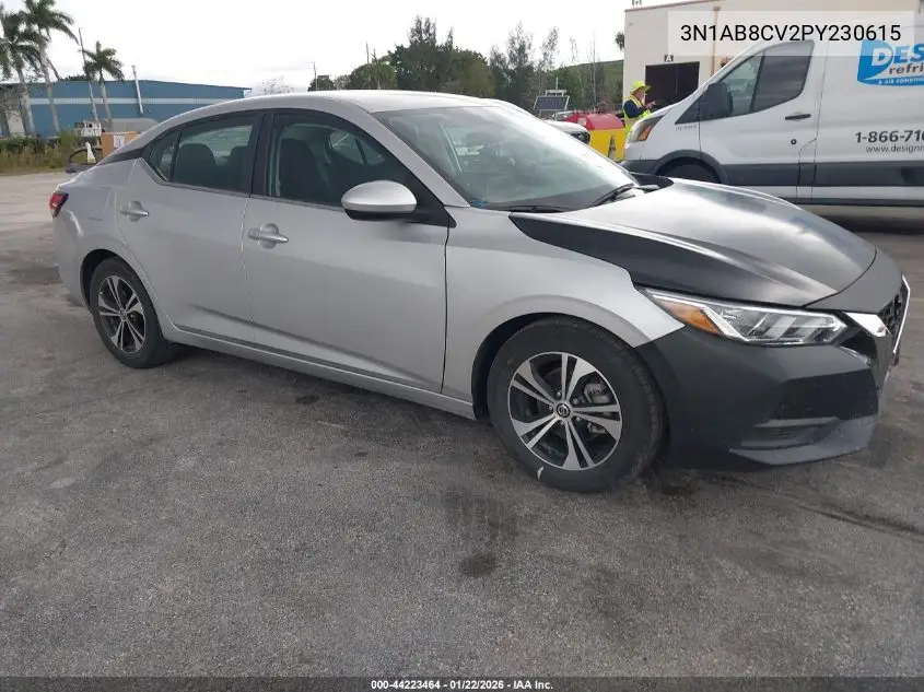 3N1AB8CV2PY230615 2023 Nissan Sentra Sv Xtronic Cvt