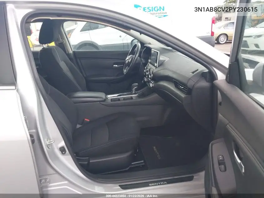3N1AB8CV2PY230615 2023 Nissan Sentra Sv Xtronic Cvt