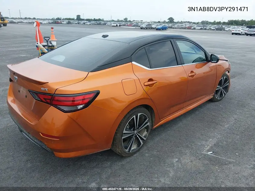3N1AB8DV3PY291471 2023 Nissan Sentra Sr Xtronic Cvt