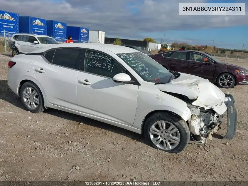 3N1AB8CV3RY224311 2024 Nissan Sentra Sv