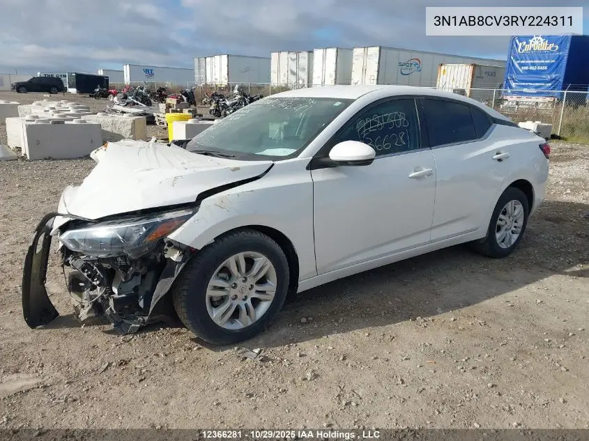 3N1AB8CV3RY224311 2024 Nissan Sentra Sv