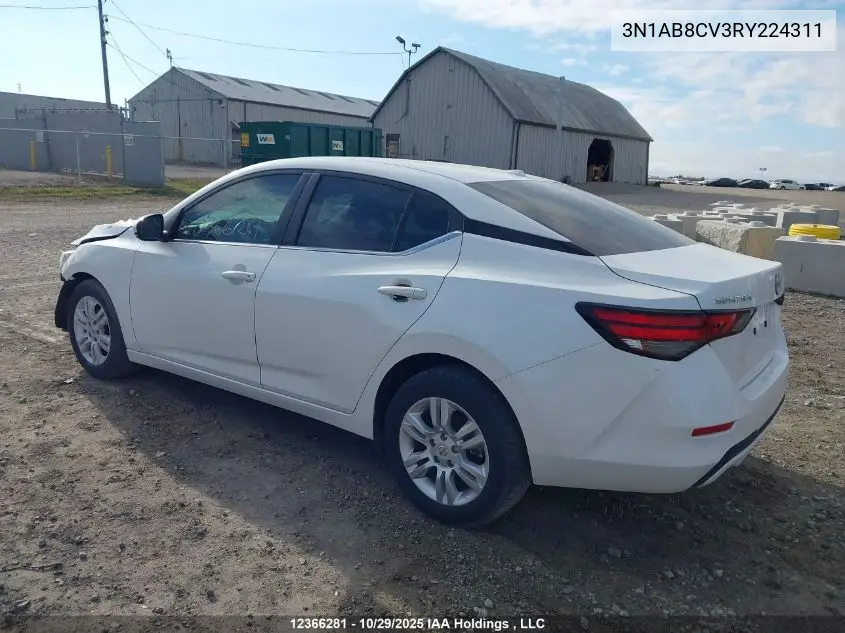 3N1AB8CV3RY224311 2024 Nissan Sentra Sv