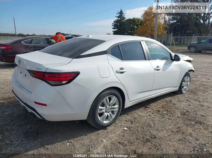 3N1AB8CV3RY224311 2024 Nissan Sentra Sv
