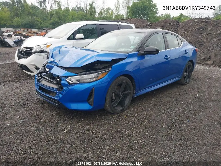3N1AB8DV1RY349743 2024 Nissan Sentra Sr