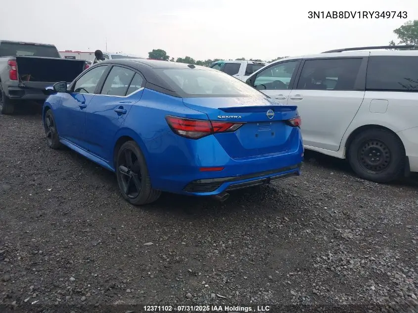 3N1AB8DV1RY349743 2024 Nissan Sentra Sr