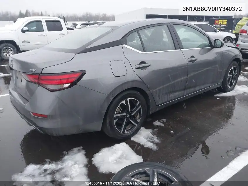 3N1AB8CV0RY340372 2024 Nissan Sentra Sv
