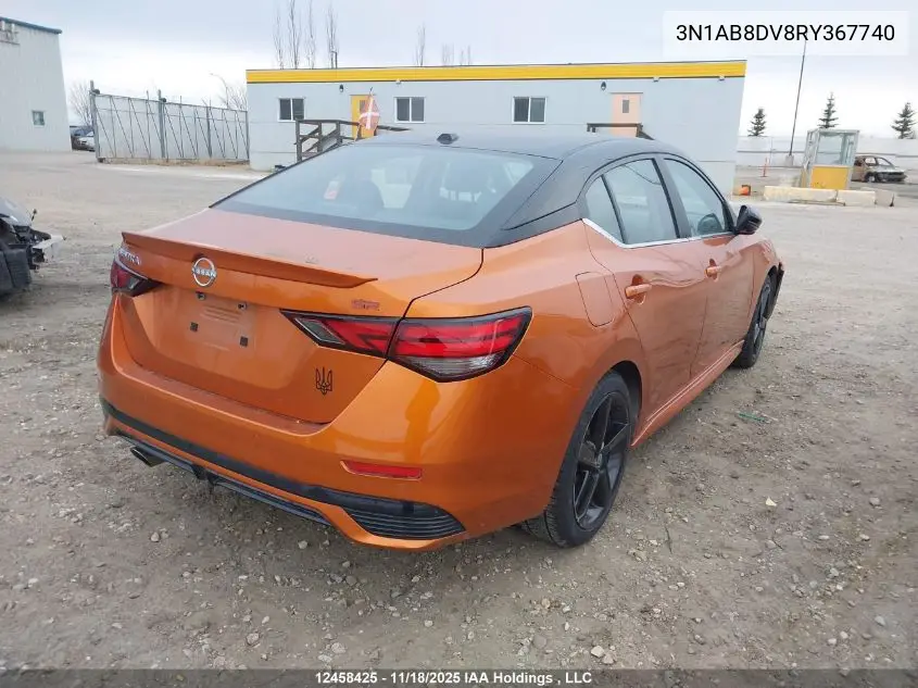 3N1AB8DV8RY367740 2024 Nissan Sentra Sr