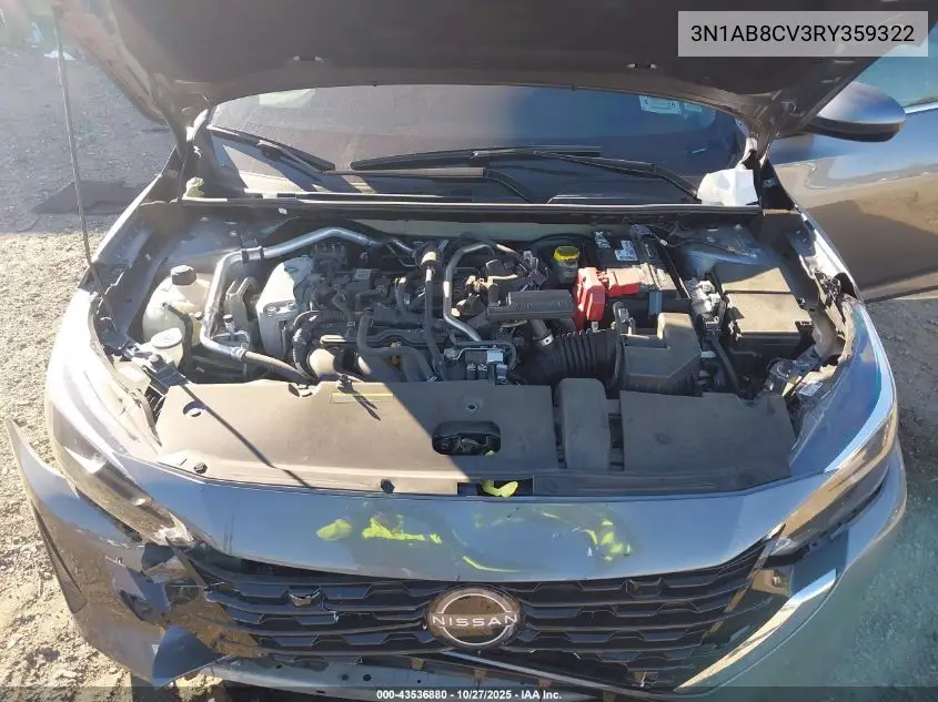 3N1AB8CV3RY359322 2024 Nissan Sentra Sv Xtronic Cvt