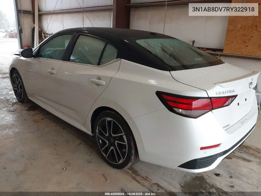 3N1AB8DV7RY322918 2024 Nissan Sentra Sr Xtronic Cvt