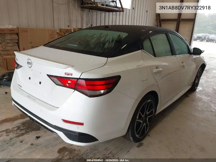 3N1AB8DV7RY322918 2024 Nissan Sentra Sr Xtronic Cvt