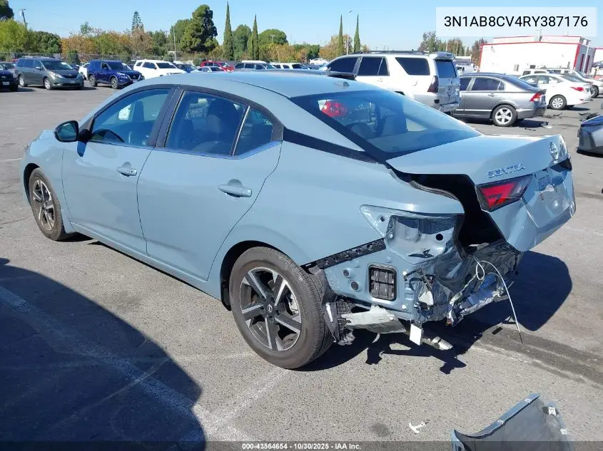 3N1AB8CV4RY387176 2024 Nissan Sentra Sv Xtronic Cvt