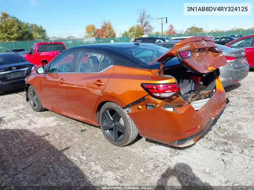 3N1AB8DV4RY324125 2024 Nissan Sentra Sr Xtronic Cvt