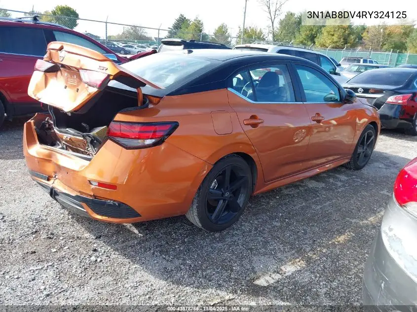 3N1AB8DV4RY324125 2024 Nissan Sentra Sr Xtronic Cvt