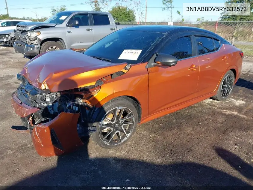 3N1AB8DV5RY332573 2024 Nissan Sentra Sr Xtronic Cvt