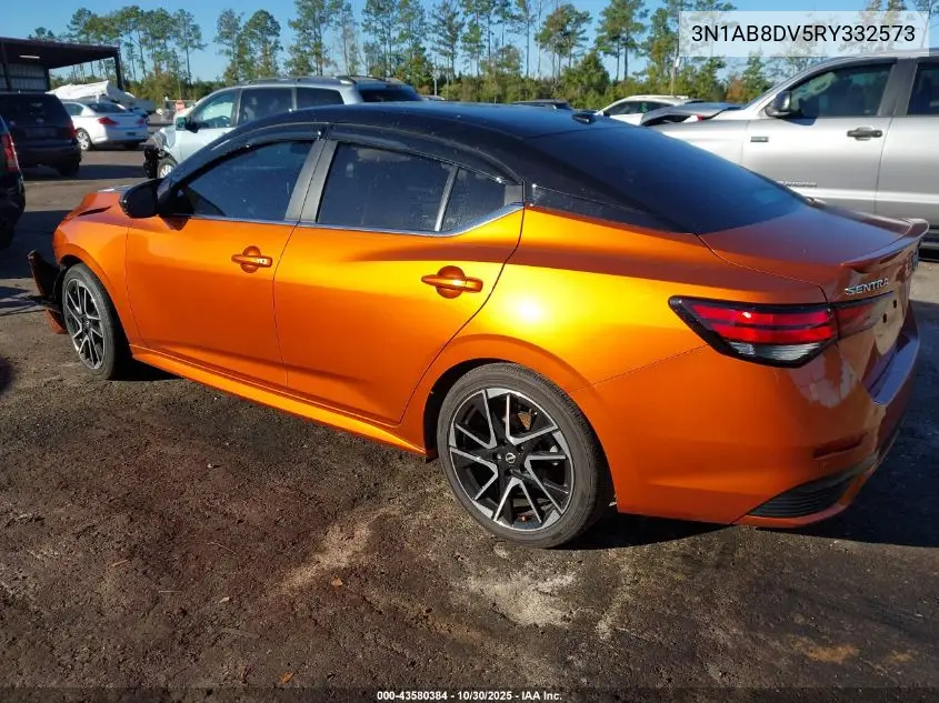 3N1AB8DV5RY332573 2024 Nissan Sentra Sr Xtronic Cvt