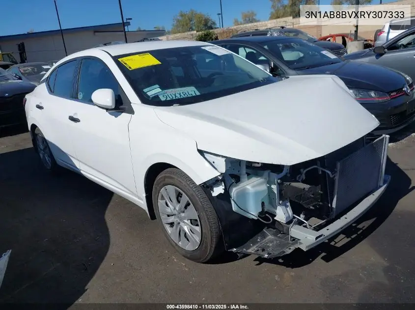 3N1AB8BVXRY307333 2024 Nissan Sentra S Xtronic Cvt