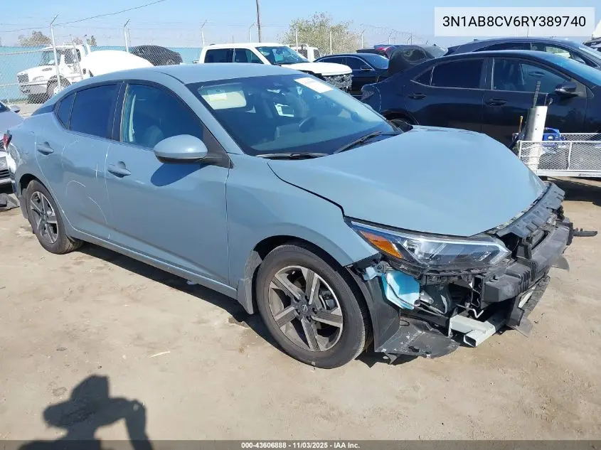 3N1AB8CV6RY389740 2024 Nissan Sentra Sv Xtronic Cvt