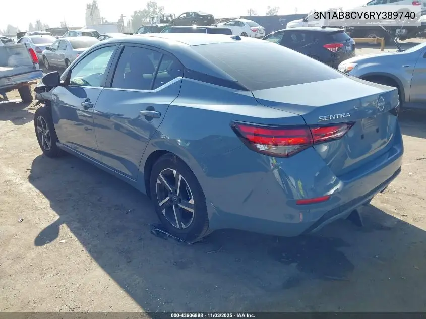 3N1AB8CV6RY389740 2024 Nissan Sentra Sv Xtronic Cvt