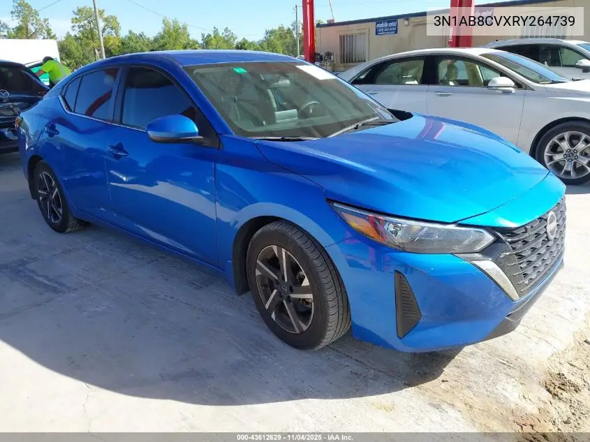 3N1AB8CVXRY264739 2024 Nissan Sentra Sv Xtronic Cvt