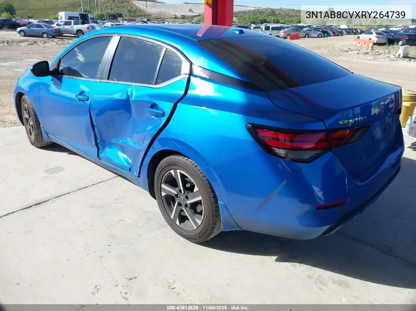 3N1AB8CVXRY264739 2024 Nissan Sentra Sv Xtronic Cvt