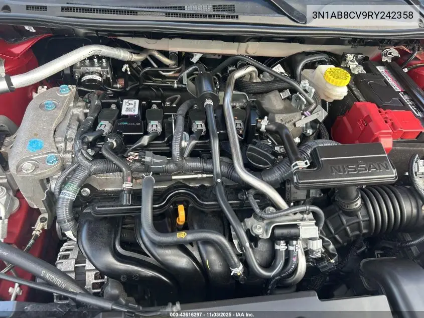 3N1AB8CV9RY242358 2024 Nissan Sentra Sv Xtronic Cvt