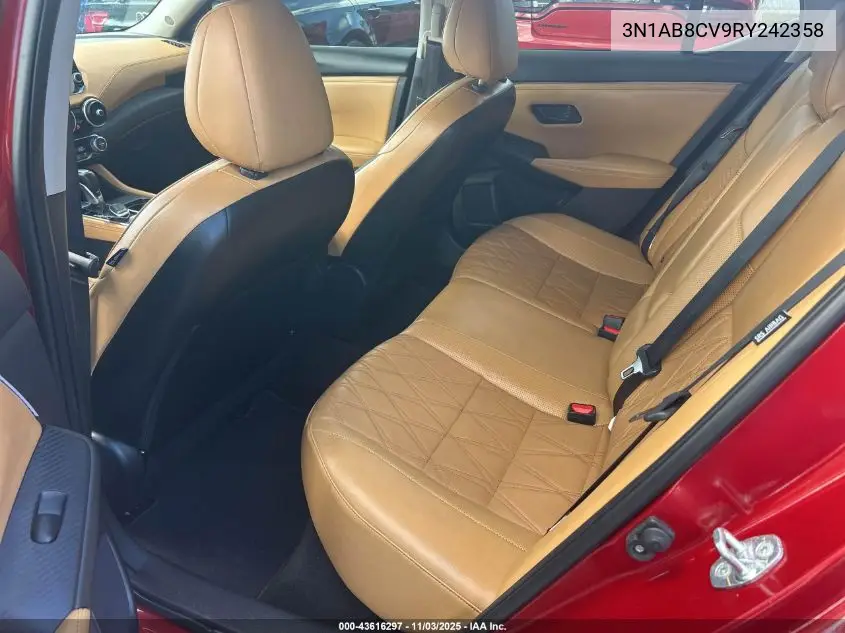 3N1AB8CV9RY242358 2024 Nissan Sentra Sv Xtronic Cvt