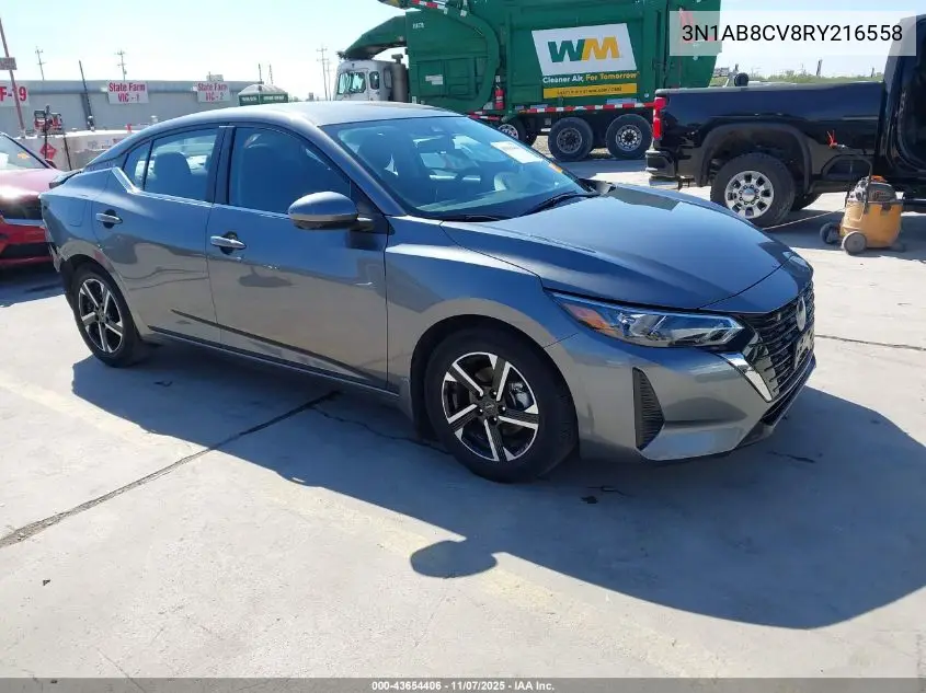3N1AB8CV8RY216558 2024 Nissan Sentra Sv Xtronic Cvt