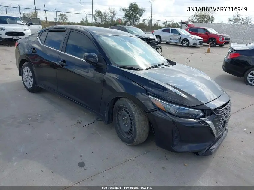 3N1AB8BV6RY316949 2024 Nissan Sentra S Xtronic Cvt