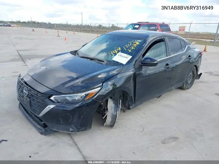3N1AB8BV6RY316949 2024 Nissan Sentra S Xtronic Cvt
