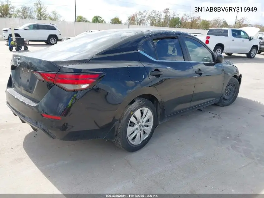 3N1AB8BV6RY316949 2024 Nissan Sentra S Xtronic Cvt