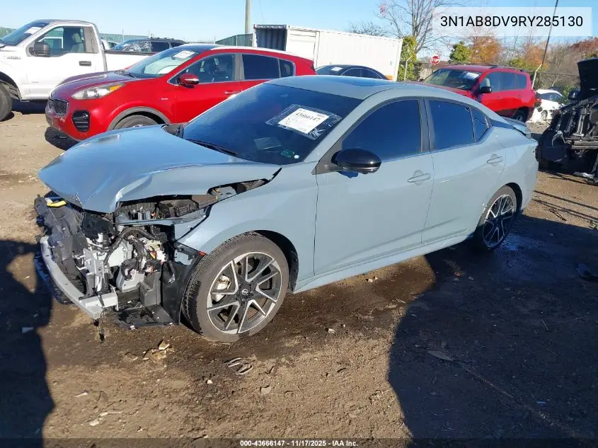 3N1AB8DV9RY285130 2024 Nissan Sentra Sr Xtronic Cvt