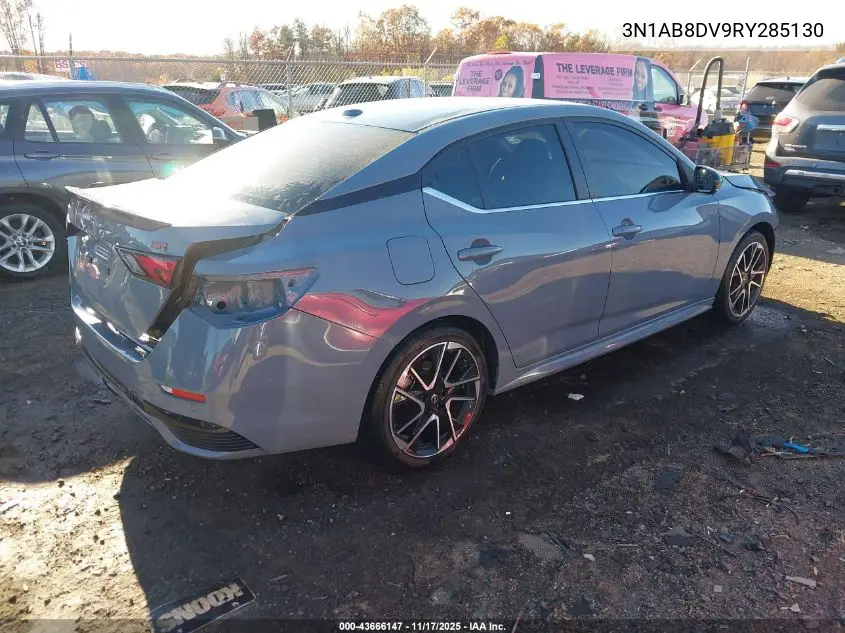 3N1AB8DV9RY285130 2024 Nissan Sentra Sr Xtronic Cvt