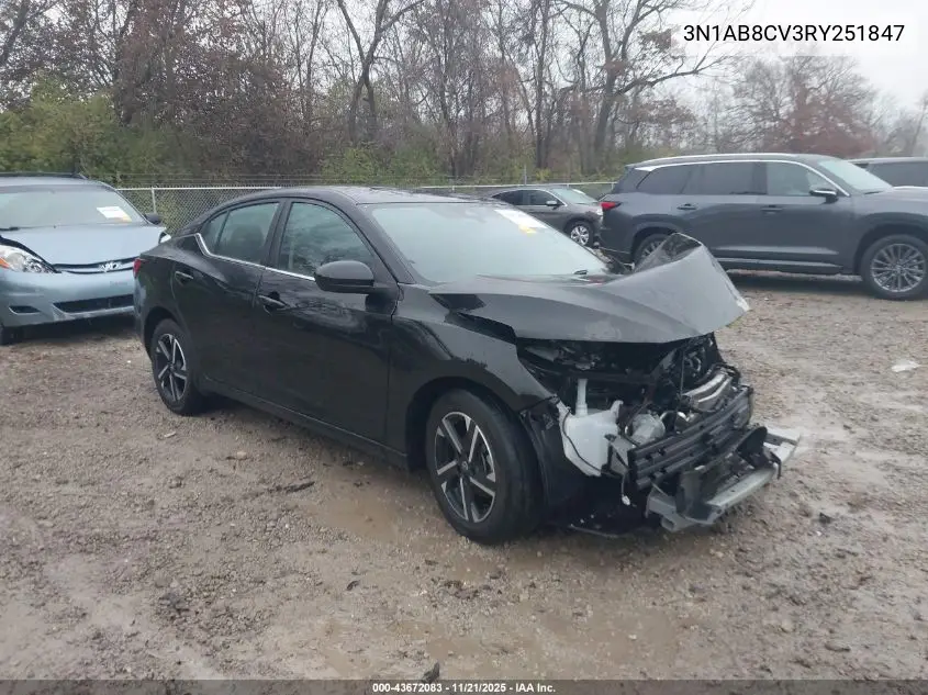 3N1AB8CV3RY251847 2024 Nissan Sentra Sv Xtronic Cvt