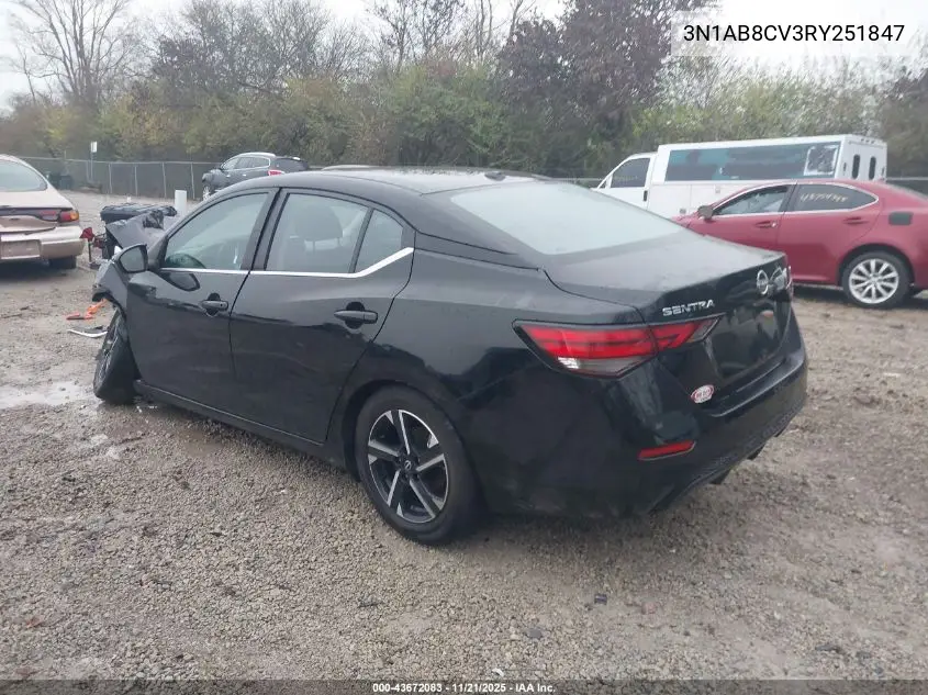 3N1AB8CV3RY251847 2024 Nissan Sentra Sv Xtronic Cvt