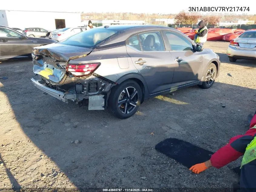 3N1AB8CV7RY217474 2024 Nissan Sentra Sv Xtronic Cvt