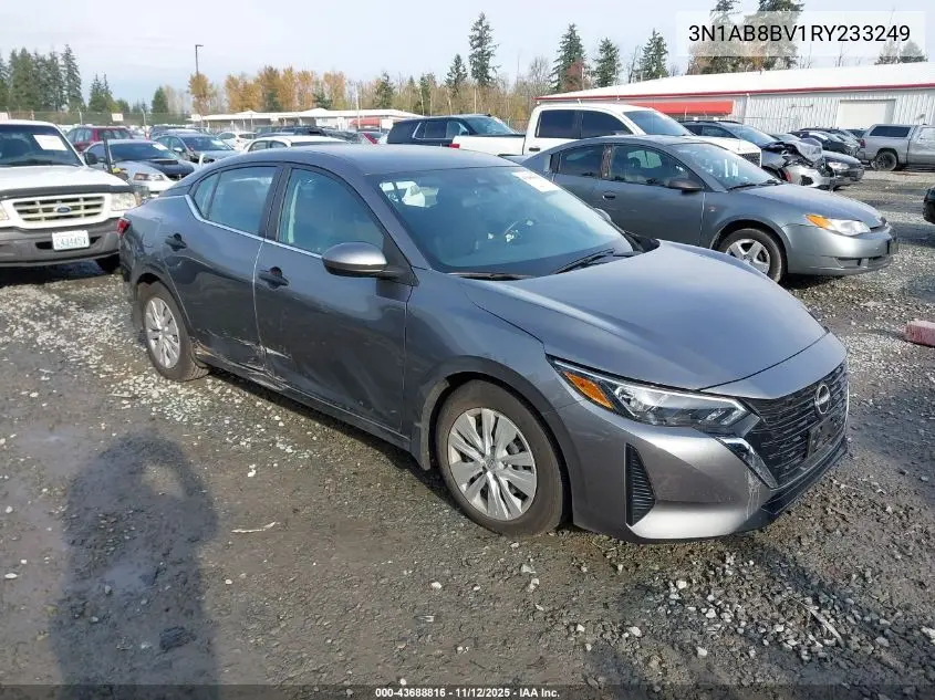 3N1AB8BV1RY233249 2024 Nissan Sentra S Xtronic Cvt