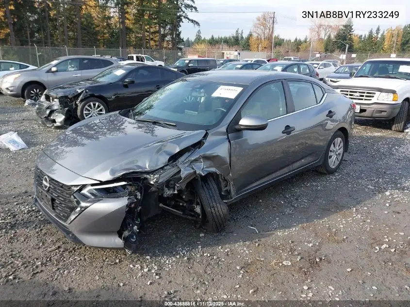 3N1AB8BV1RY233249 2024 Nissan Sentra S Xtronic Cvt