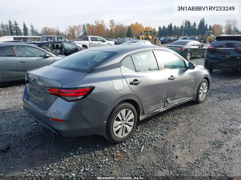 3N1AB8BV1RY233249 2024 Nissan Sentra S Xtronic Cvt