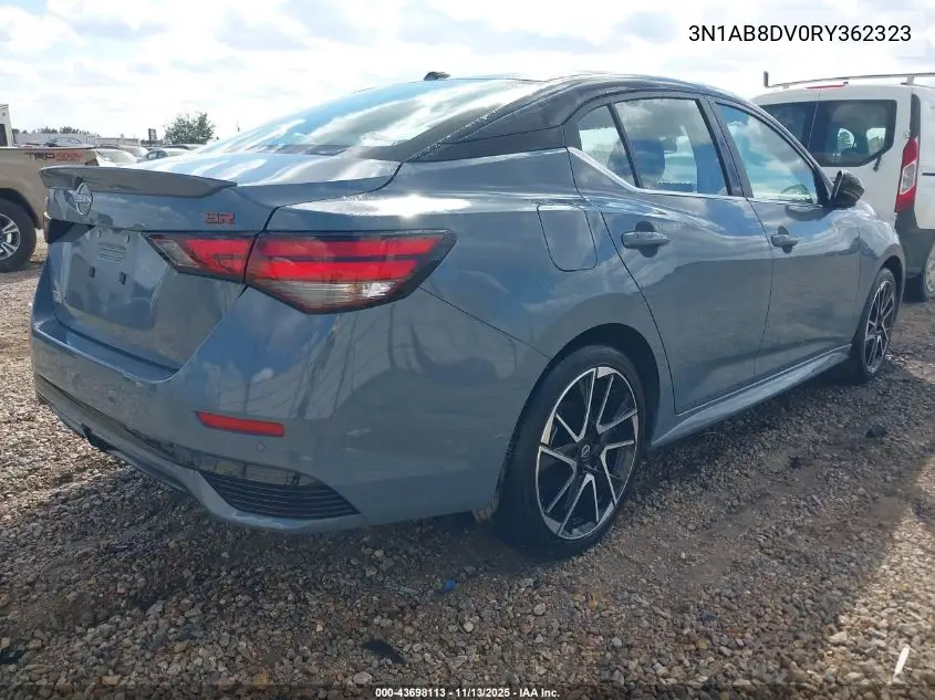 3N1AB8DV0RY362323 2024 Nissan Sentra Sr Xtronic Cvt
