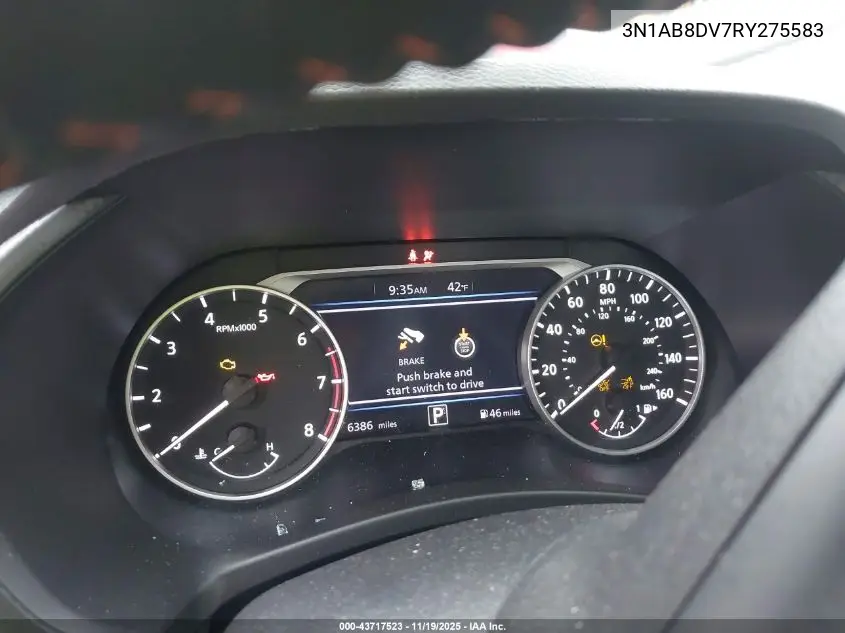 3N1AB8DV7RY275583 2024 Nissan Sentra Sr Xtronic Cvt