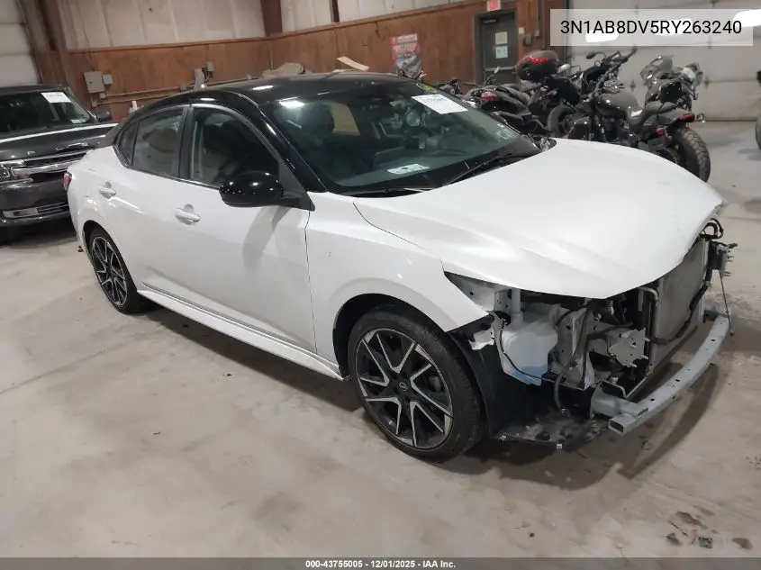 3N1AB8DV5RY263240 2024 Nissan Sentra Sr Xtronic Cvt