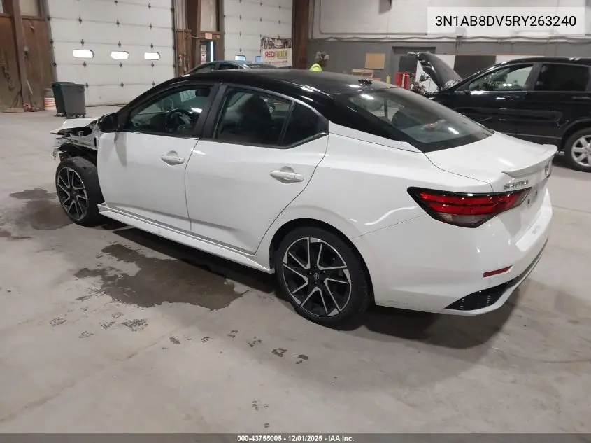 3N1AB8DV5RY263240 2024 Nissan Sentra Sr Xtronic Cvt