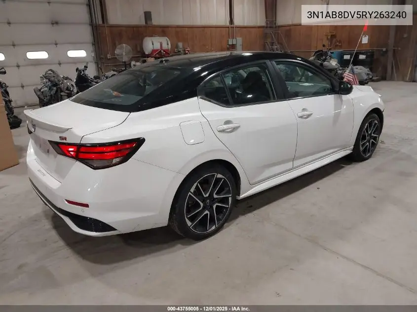 3N1AB8DV5RY263240 2024 Nissan Sentra Sr Xtronic Cvt
