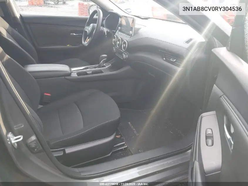 3N1AB8CV0RY304536 2024 Nissan Sentra Sv Xtronic Cvt