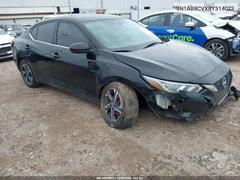 3N1AB8CVXRY314023 2024 Nissan Sentra Sv Xtronic Cvt