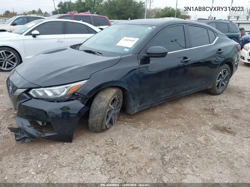 3N1AB8CVXRY314023 2024 Nissan Sentra Sv Xtronic Cvt