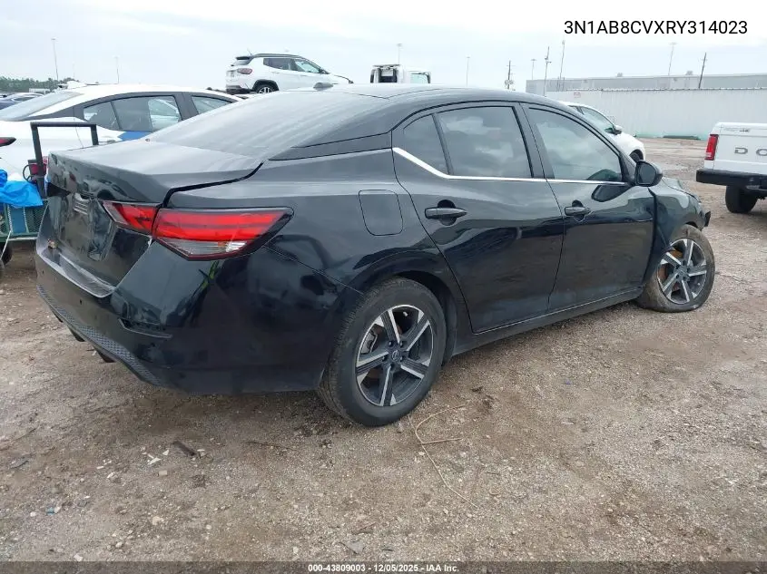 3N1AB8CVXRY314023 2024 Nissan Sentra Sv Xtronic Cvt